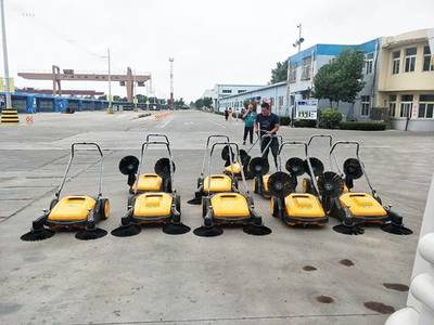 某物資儲備部門采購合美無動力掃地車，提升地面清潔效率